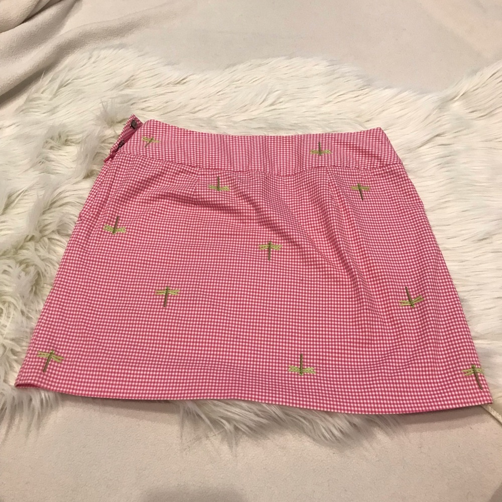 J Crew Gingham Dragonfly skirt - Picture 3 of 5